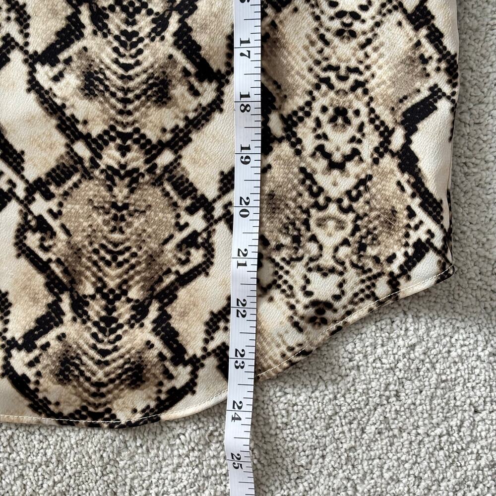 Express Women's Snake Print V-Neck Spaghetti Strap Cami Top Size S - Picture 8 of 8